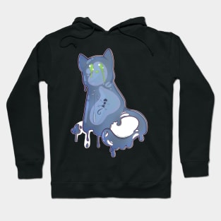 Space Cat - Blue Alien Slime Hoodie